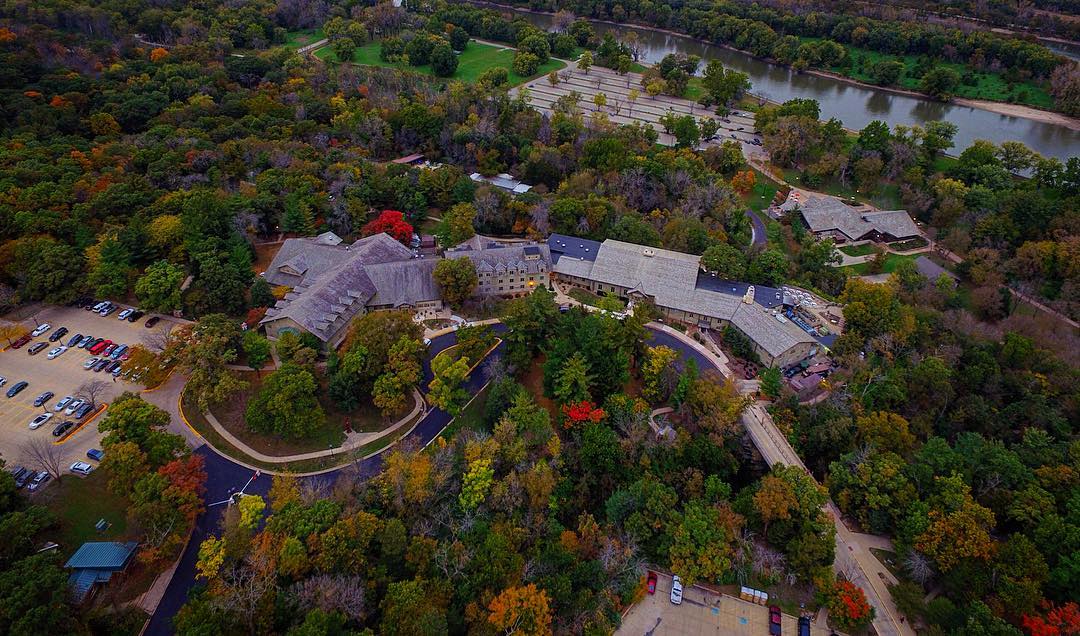 Starved Rock Fall Colors From Above