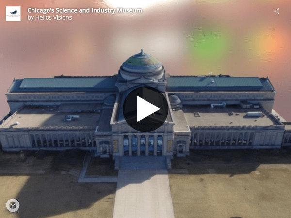 Chicago Science and Industry Museum – 2D Map and 3D Model