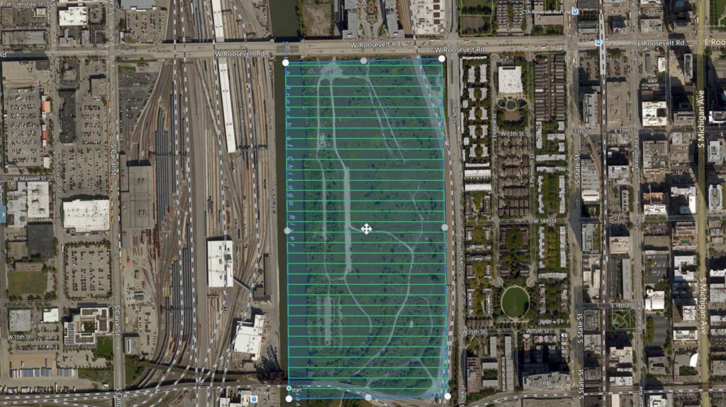 Aerial Mapping a 62-Acre Real Estate Development in Chicago's South Loop