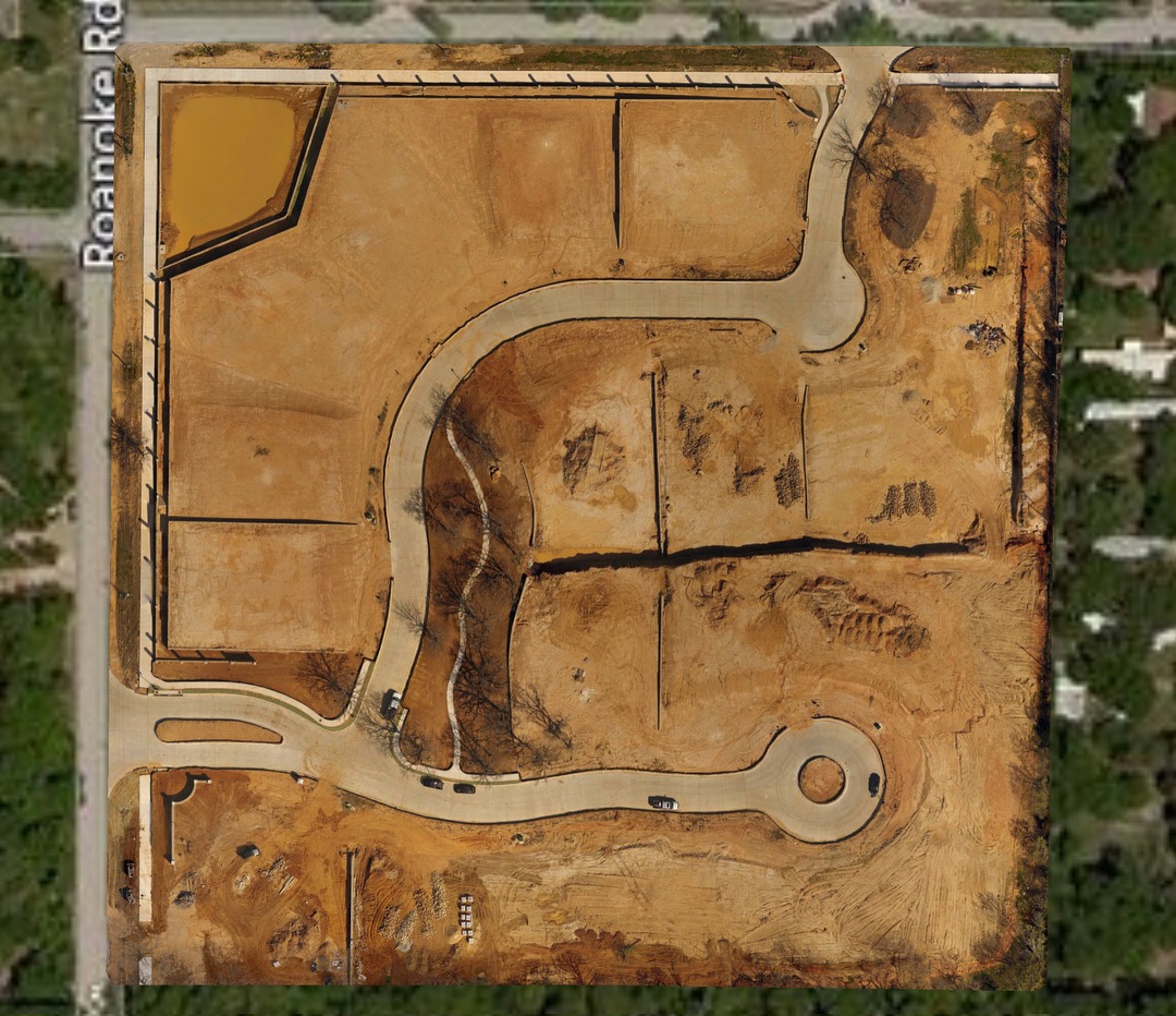 Drone Mapping A Subdivision Development in Keller Texas