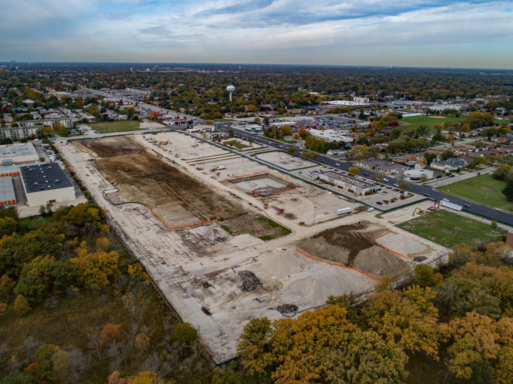 ICI Builds - Sawmill Station - Morton Grove - Construction Progress - October 23, 2019