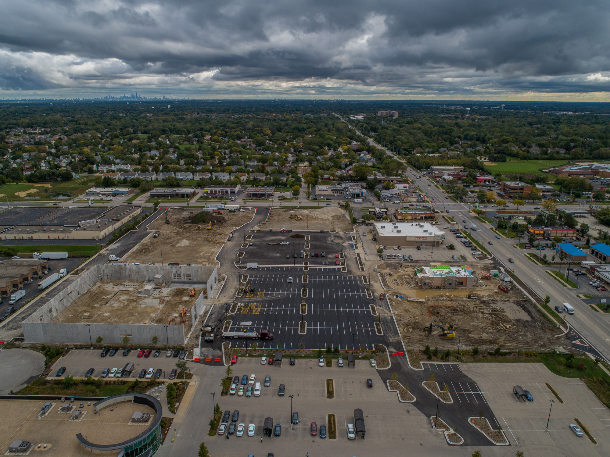 ICI Builds - Market Centre Westmont - Construction Progress - October 4, 2019