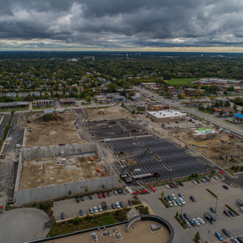 ICI Builds - Market Centre Westmont - Construction Progress - October 4, 2019