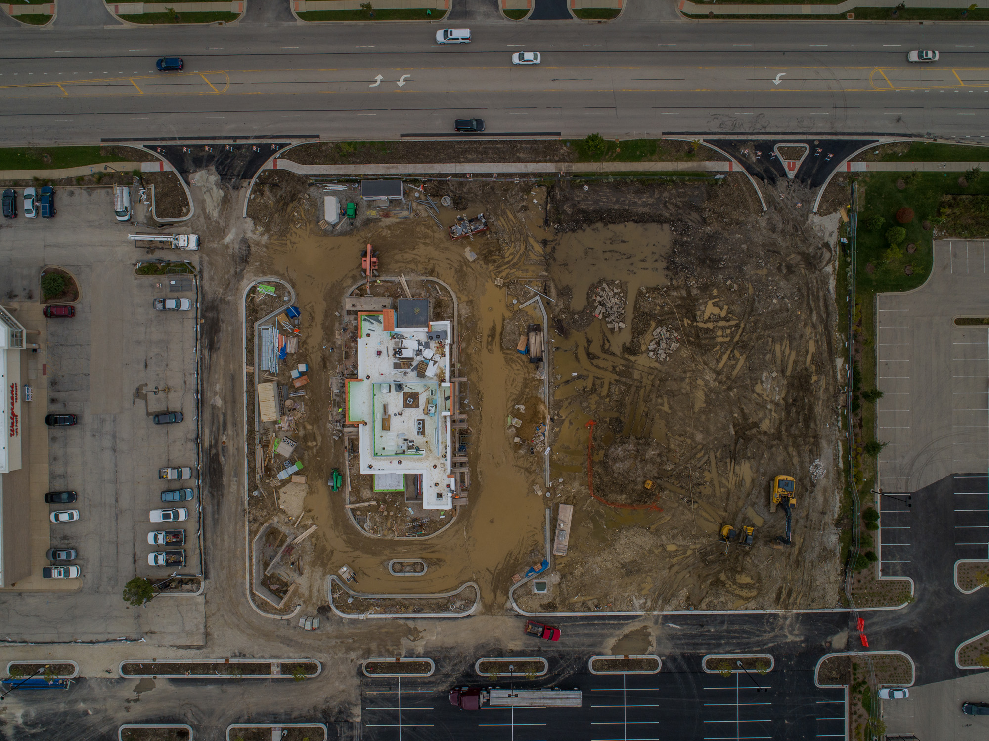 ICI Builds - Market Centre Westmont - Construction Progress - October 4, 2019