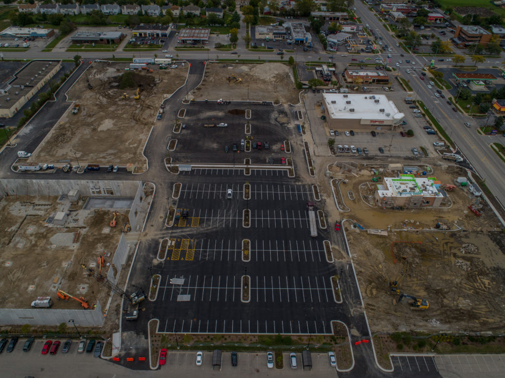 ICI Builds Market Centre Westmont Construction Progress October 4, 2019 Helios Visions