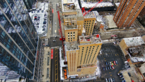 Drones Capture Stunning Footage of Lawson House Renovation in Chicago