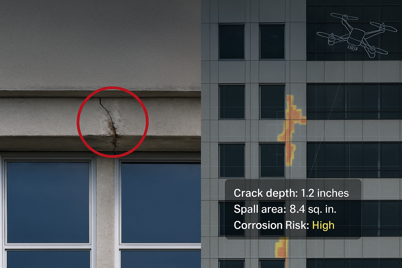 Why Exposed Concrete Slab Edges Fail—and How Drones + AI Can Save Millions in Repairs
