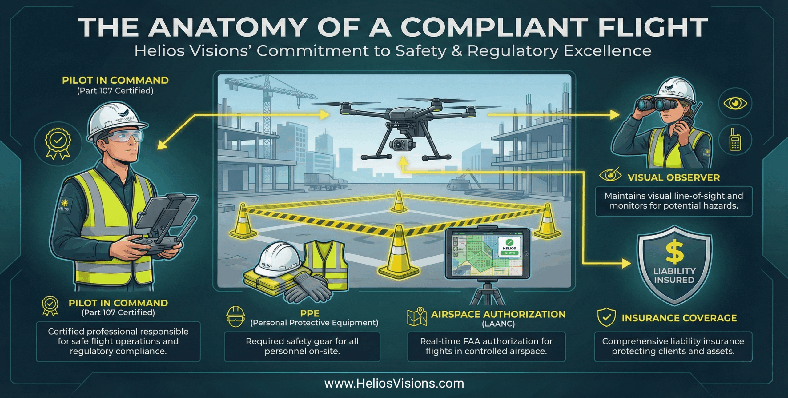 The Anatomy of a Compliant Commercial Drone Flight