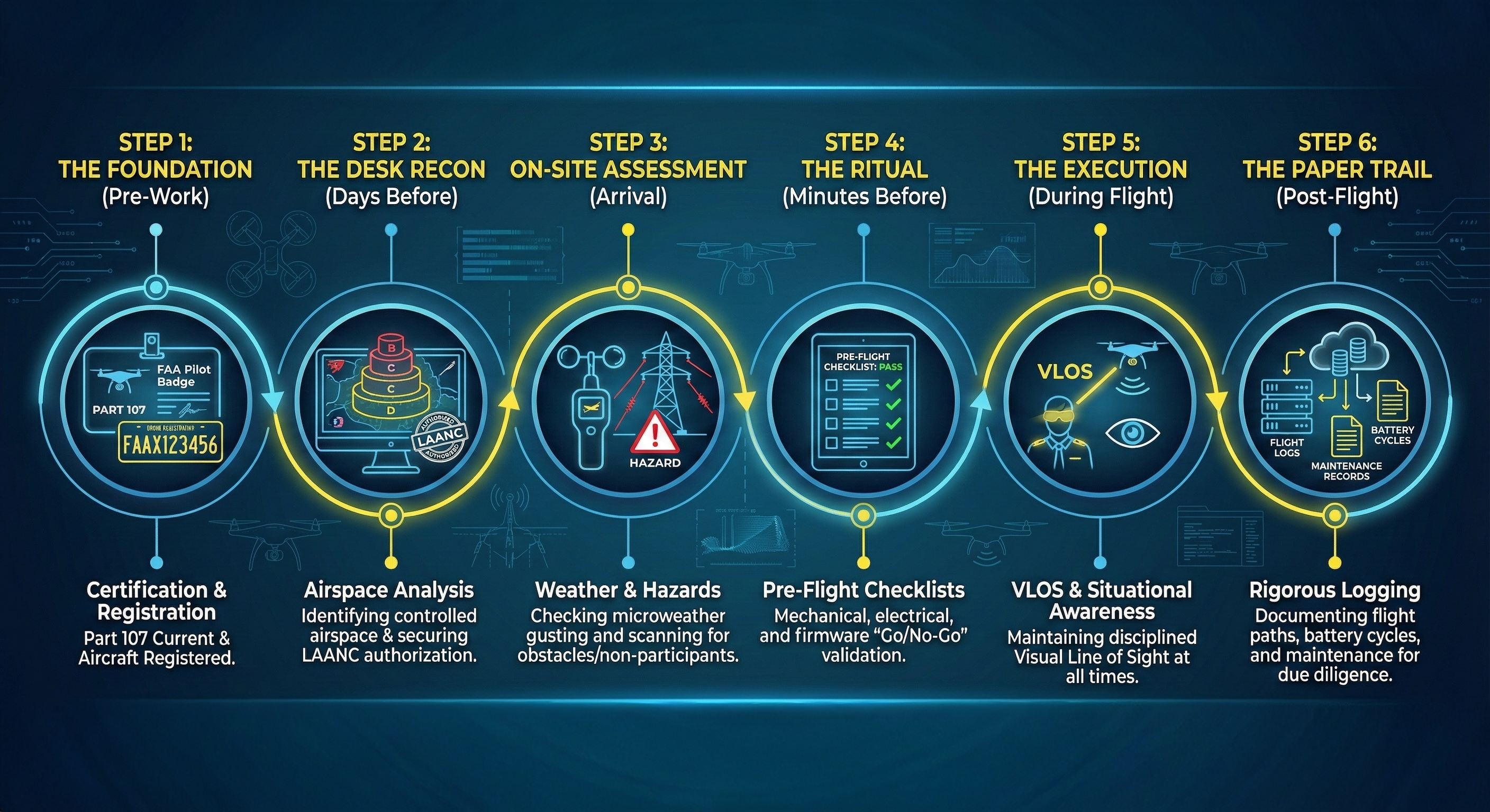 The Anatomy of a Compliant Commercial Drone Flight
